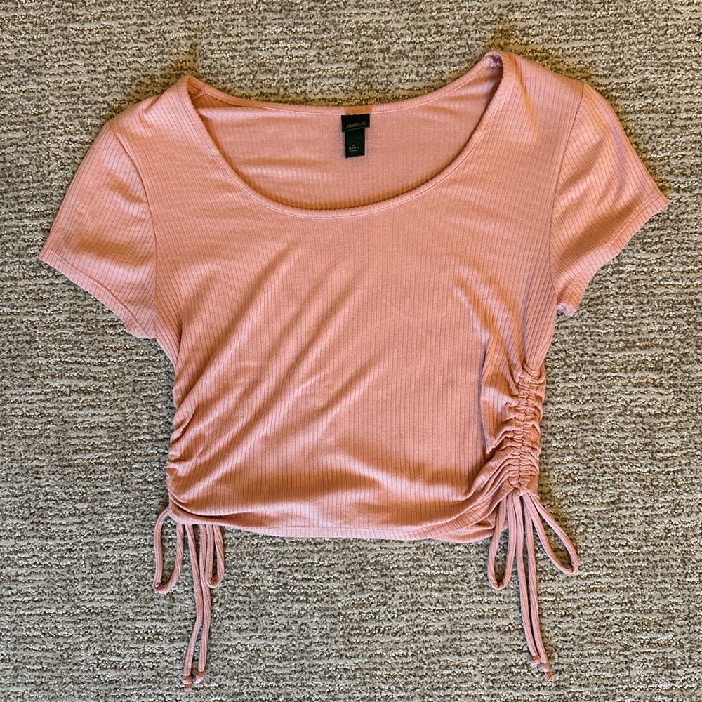 WILD FABLE Ruched Crop Top